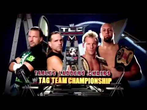 wrestle_hist's tweet photo. 12/13/2009
D-Generation X defeated JeriShow in a TLC Match to become the new Unified WWE Tag Team Champions at TLC from the AT&T Center in San Antonio, Texas.
#WWE #TLC #DGenerationX #DX #TripleH #ShawnMichaels #JeriShow #ChrisJericho #BigShow #PaulWight #TLCMatch https://t.co/8Rm4tFmNCr