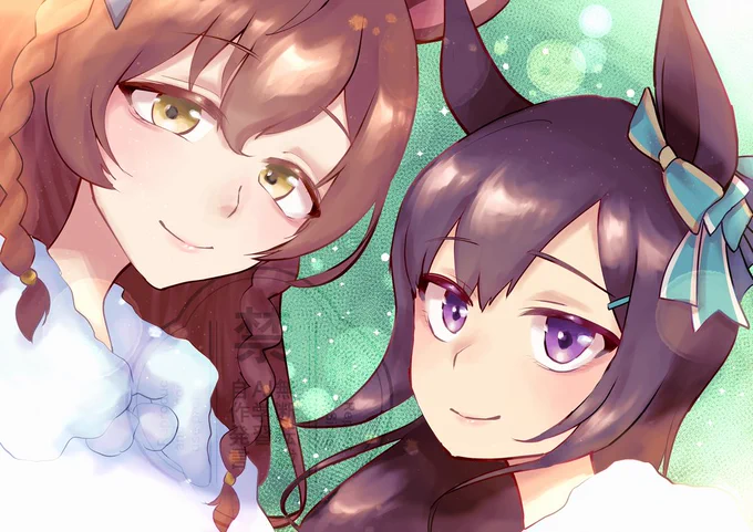 光の子たち#ウマ娘 #メジロブライト #メジロドーベル 