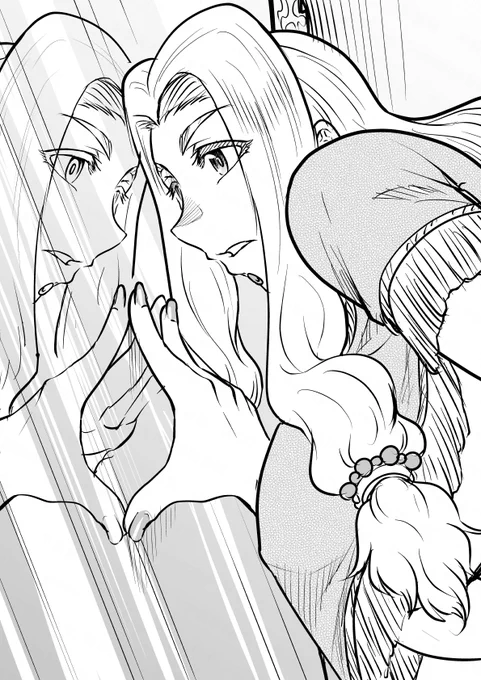 鏡写しな今日のお姉さん 
