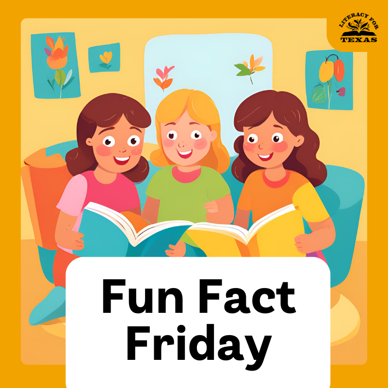 LiteracyForTX's tweet photo. Did you know 90% of students with access to a school library believe that it helps them perform better academically? Libraries aren’t just about books - they’re hubs of learning and success! #LibraryImpact #StudentSuccess #FunFactFriday https://t.co/bUMsiXLPDV