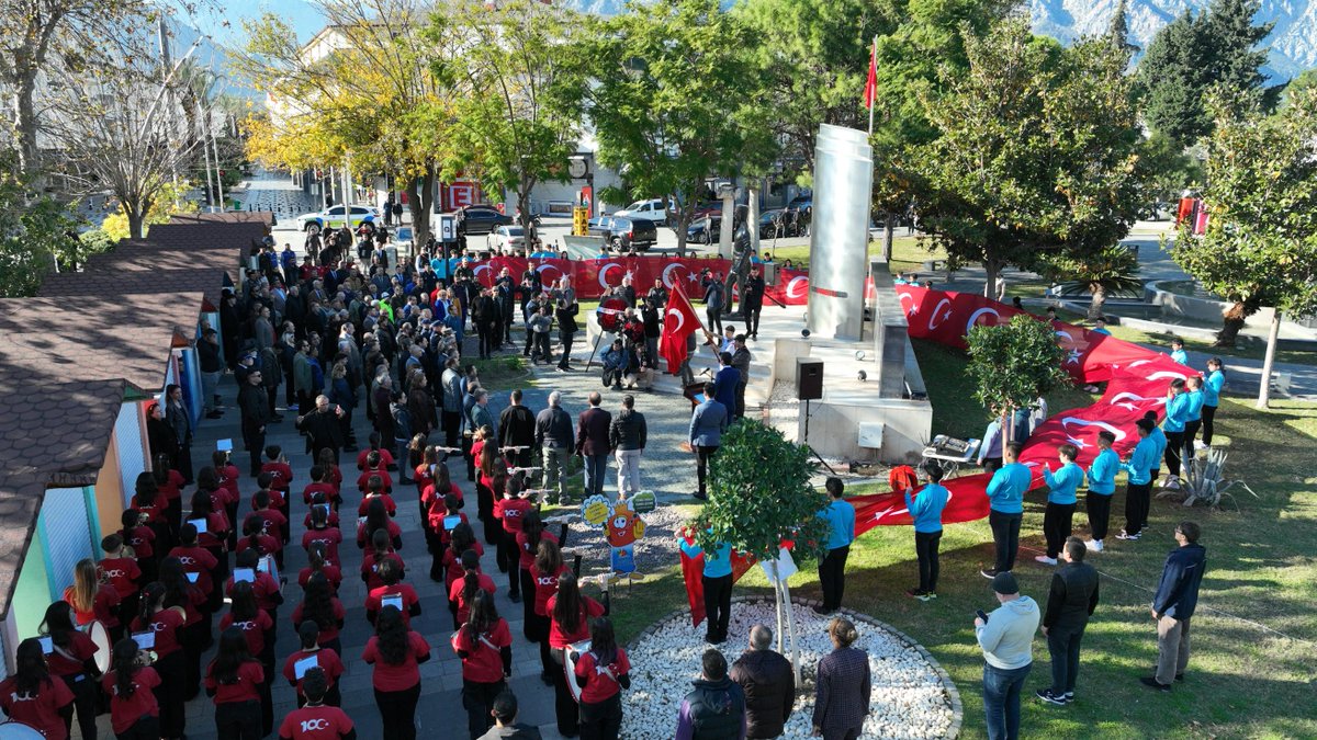 GSB_Antalya's tweet photo. Milletin Bağrından Çıkan Kahraman 🇹🇷 

#TopçuYüzbaşı #MustafaErtuğrul’un Fransız savaş gemisi #ParisII’yi batırışının yıl dönümü anısına çelenk bırakıp,ardından anma yürüyüşüne katıldık.  

#AntalyanınKahramanı yüzbaşımızı bir kez daha yad ediyor,saygı ve minnetle anıyoruz. https://t.co/KwakOrvEzJ