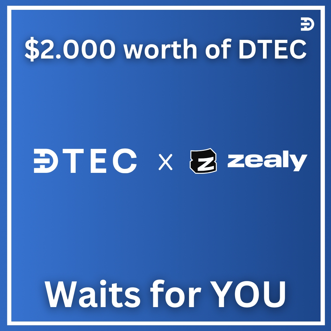 🏁Dtec x <a href="/zealy_io/">Zealy</a> Sprint starts today! 

✅Complete tasks <a href="/zealysprints/">Zealy Sprints</a>.

💵Share the prize pool!

Join now!
zealy.io/cw/dtec/invite…