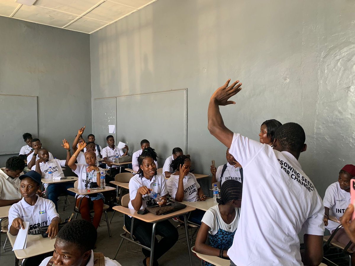 centalti's tweet photo. Excited to see young people continuously engaging their peers about integrity and identifying corruption risks in universities and high schools.
-
#Iclub #youthengagement https://t.co/oXpwbKRCSz