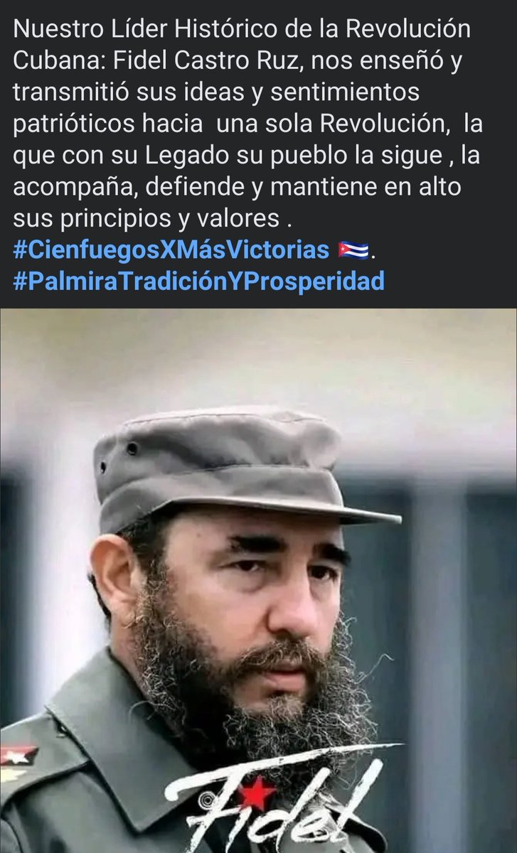 Iliana285395's tweet photo. #AcinoxComercial
#MujeresEnRevolución
#FMC64
@ArismelCespedes @MarilisLHernnd1
@Teresa
#UnaSolaRevolución
#TenemosMemoria #FidelViveEntreNosotros @AcinoxComercial @PresidenciaCuba https://t.co/qDHxxrPkOi
