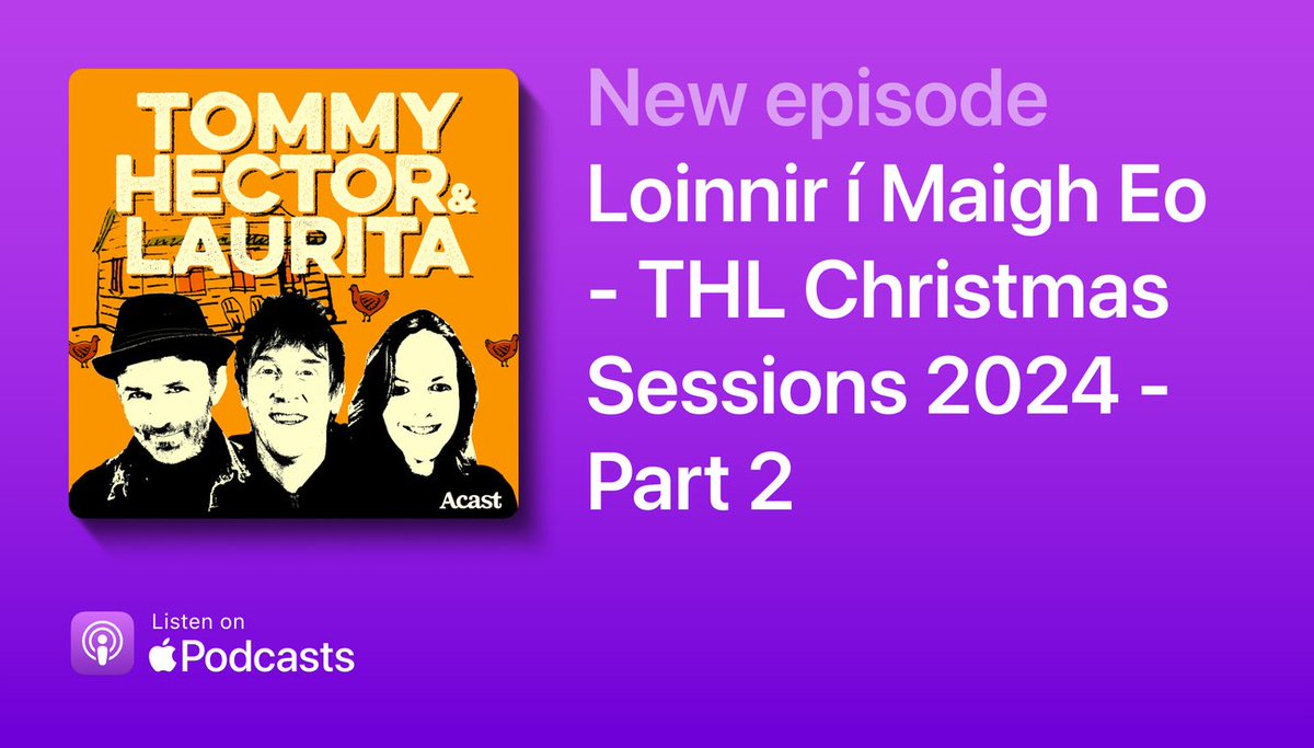 Tommy Tiernan (@tommedian) on Twitter photo Hello there .. โLoinnir รญ Maigh Eoโ is out now via <a href="/ApplePodcasts/">Apple Podcasts</a> apple.co/3ZQfls1 Hello there .. โLoinnir รญ Maigh Eoโ is out now via <a href="/ApplePodcasts/">Apple Podcasts</a> apple.co/3ZQfls1
