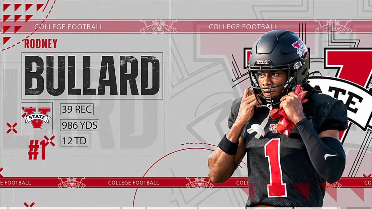 Fodrocy1156's tweet photo. Why is @ValdostaStateFB always in the convo as a NT title contender?  Players like @roddo1k_ are the reason.  Overlooked by a SEC school but ability to explosively attack the ball in the air leads to big time plays. @coachjack212 and his staff can evaluate, that’’s clear.  Thats how you compete in the @GulfSouth !
👇 
NSD is OVER. What's That Mean for Small-School Recruits? https://t.co/S5XNS8xPwg via @YouTube