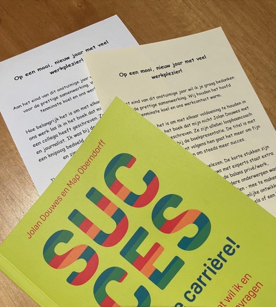 Wil je je relaties of team eens een ander kerstcadeau geven?💥Een familielid van een van ons stuurde het boek 'Succes met je carrière!' naar 40 zakenpartners. Hij heeft nog nooit zo veel positieve reacties gekregen.
lnkd.in/etRdf8TS