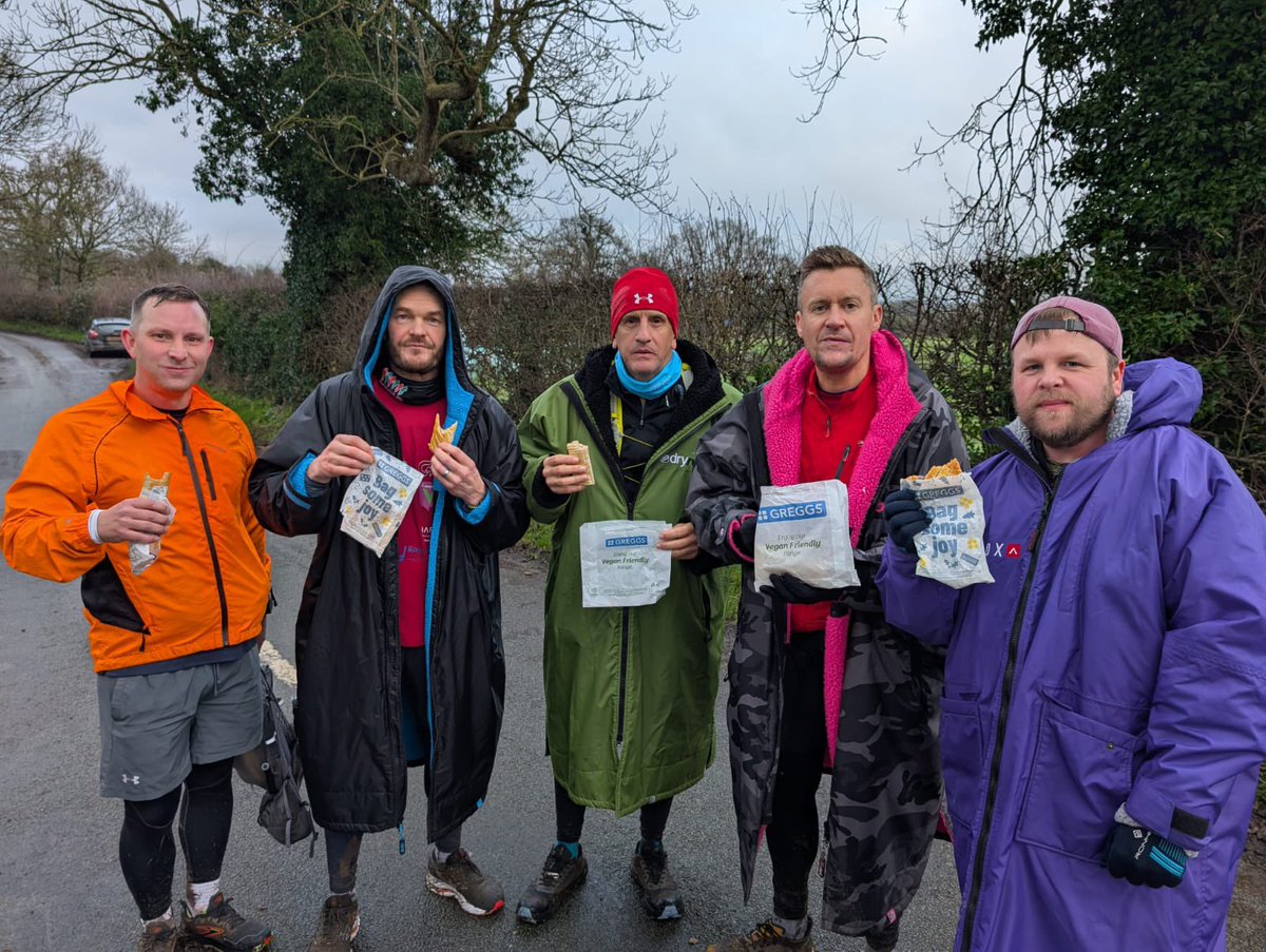The fab #YNRA boys, running from Basingstoke to Anfield for <a href="/smhbasingstoke/">St. Michael's Hospice</a> and <a href="/theVPcharity/">Victoria's Promise</a> , have been powered by <a href="/GreggsOfficial/">Greggs</a> - hope Team <a href="/GreggsOfficial/">Greggs</a> can help spread the word. Every step counts; every donation counts; every sausage roll helps…YNRA.co.uk