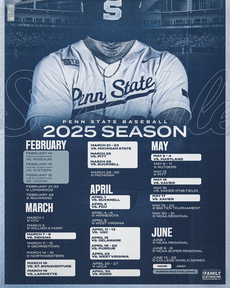 Our 2025 schedule is here! We’re just two months away from opening day!

26 games at Medlar Field at Lubrano Park!

#WeAre