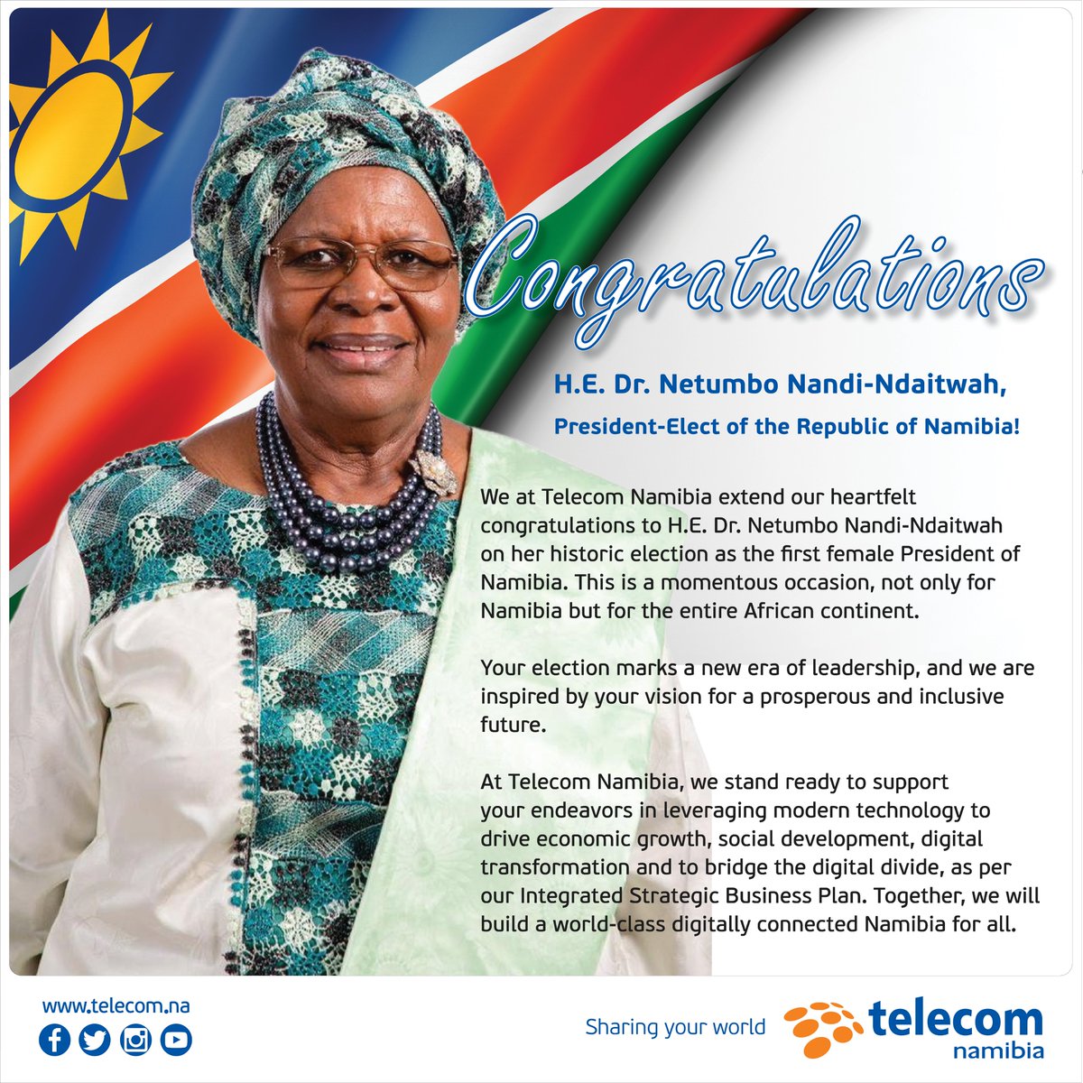 Telecom Namibia tweet media