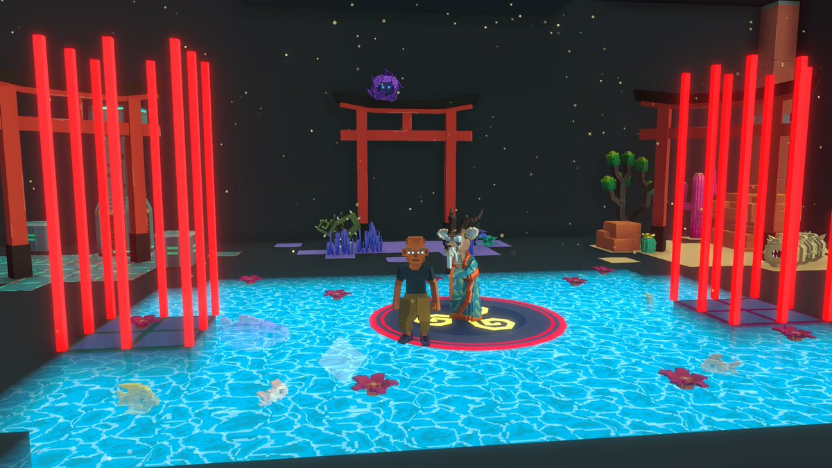 Training at the Battle of Galaxy Dojo in <a href="/TheSandboxGame/">The Sandbox</a>. Preparing to defend the universe, one punch at a time! 🥋🌌 <a href="/dancefightapp/">DANCEFIGHT</a> register-landings.sandbox.game/alphaseason4-s… #TheSandbox #AlphaSeason4 #AS4SocialChallenge