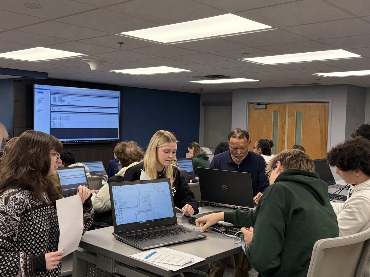 Mike Hayes (@ahs_mh) on Twitter photo Grateful for The University of Akron welcoming AHS Cybersecurity Students onto their campus to do hands-on work within their Cyber Range Regional Programming Center, part of their School of Disaster Science & Emergency Sevices! #UnitedGreenmen <a href="/Greenmensteward/">Michael Roberto</a> <a href="/DrPMilcetich/">Paul Milcetich</a> Grateful for The University of Akron welcoming AHS Cybersecurity Students onto their campus to do hands-on work within their Cyber Range Regional Programming Center, part of their School of Disaster Science & Emergency Sevices! #UnitedGreenmen <a href="/Greenmensteward/">Michael Roberto</a> <a href="/DrPMilcetich/">Paul Milcetich</a>