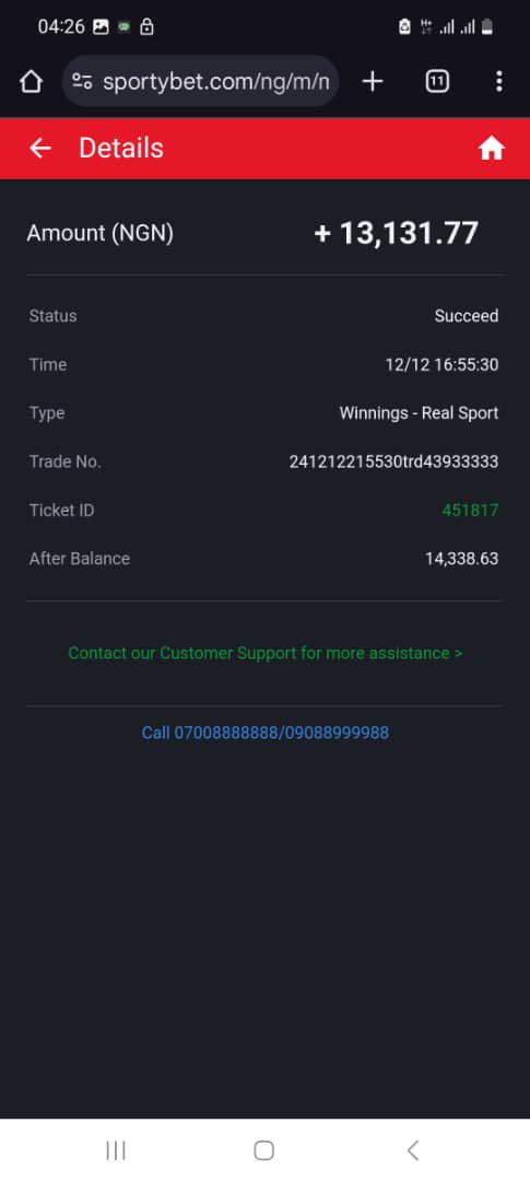 chriskenjolee's tweet photo. @SportyBet i don’t know what this bet is turning into. I have been losing for a while now and I don’t complain. I manage to win N13,131.77 yesterday and I withdrawn N12,000 into my FCNBank and till now I haven’t seen the money. https://t.co/5GphzWfVvI