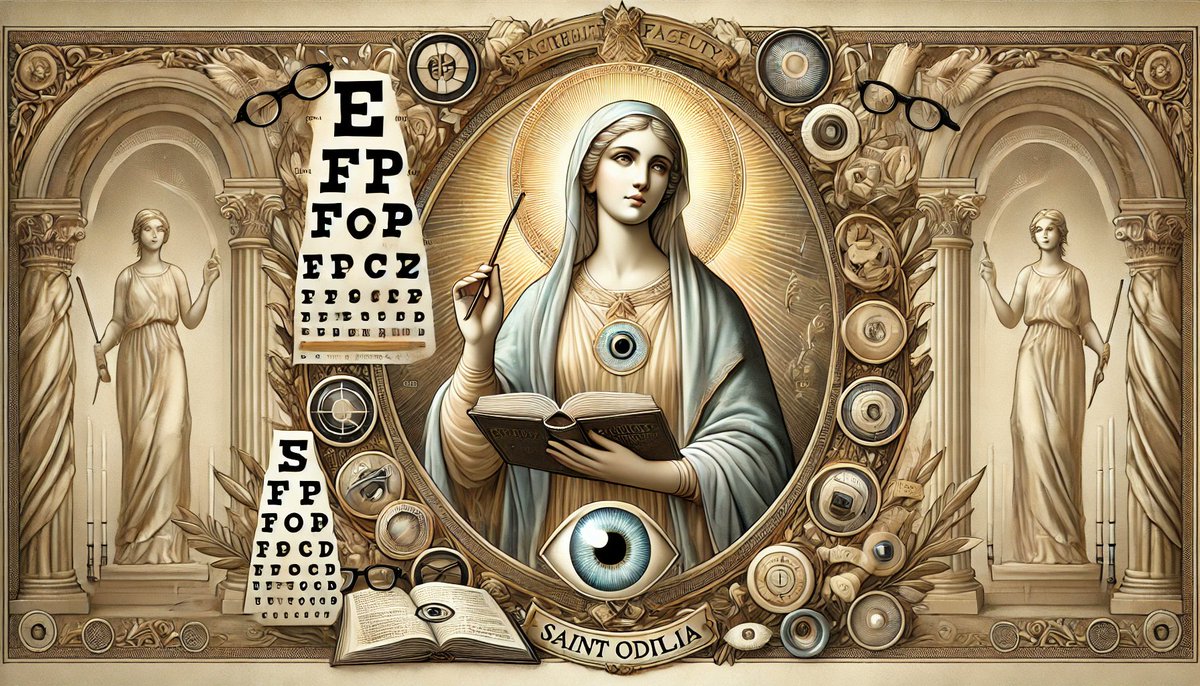 CsifUsc's tweet image. Hoy celebramos a Santa Otilia, patrona de la Facultad de Óptica y Optometría 👁️✨. Gracias por formar a profesionales que cuidan de nuestra visión y nos ayudan a ver el mundo con claridad 👓💙. ¡Feliz día de la patrona! 🥳 #SantaOtilia #Óptica #Optometría #OrgulloUniversitario