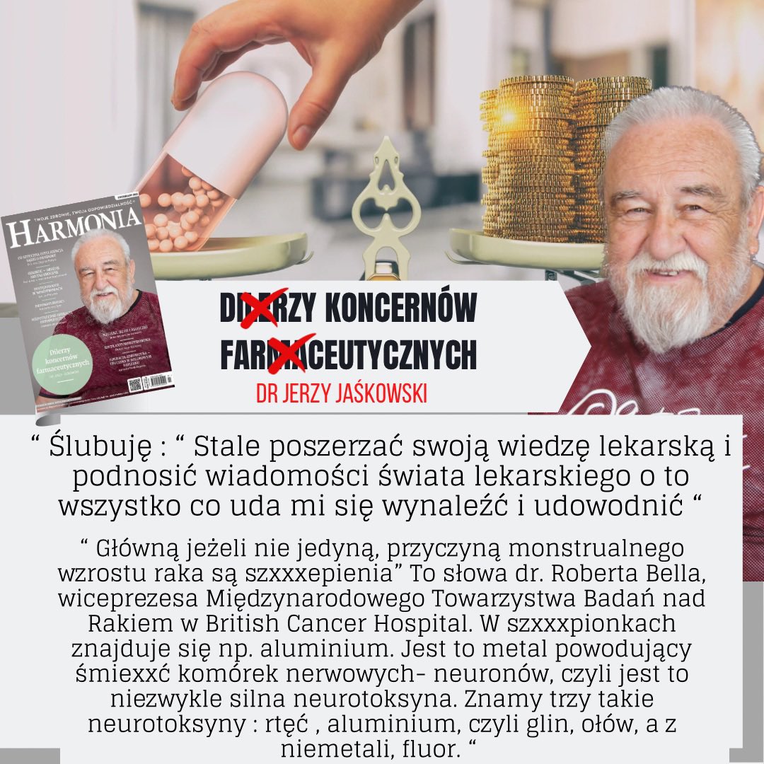 IPZHARMONIA's tweet photo. „ W związku z prowadzoną przez rząd i kilka ministerstw akcją szxxxepxxień przeciwko HPV, przy bierności towarzystw naukowych milczeniu prasy, postanowiłem przybliżyć ten temat wszystkim rozumnym i kochającym swoje dzieci Rodzicom. „ 

Artykuły Doktora Jerzego Jaśkowskiego przeczytacie tylko w naszym czasopiśmie 

✅ link do czasopisma https://t.co/9yF8gzusMR #lekarz #hpv #szczepienia #doktor #harmonia #medycyna