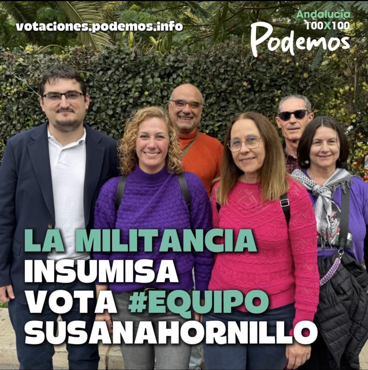 InmaCadenas's tweet image. El voto es la herramienta más poderosa que tenemos para transformar nuestra realidad. No se trata solo de elegir a un candidato, se trata de elegir un futuro donde cada voz sea escuchada y cada persona tenga la oportunidad de brillar.
Mi opción es muy clara.
#EquipoSusanaHornillo