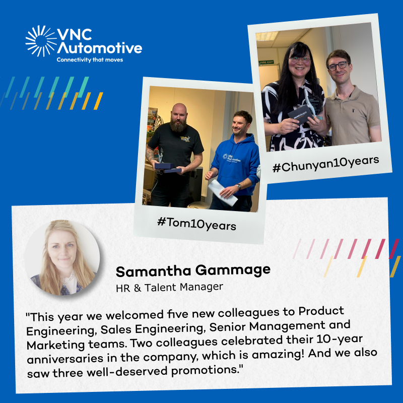 VNCAutomotive's tweet photo. As we approach the end of the year, we're taking a moment to reflect on some amazing milestones we hit in 2024 🌟

Here are some highlights from different departments and the impactful work our team accomplished. We're looking forward to the new year and new exciting projects! https://t.co/N8Do2BuHUc
