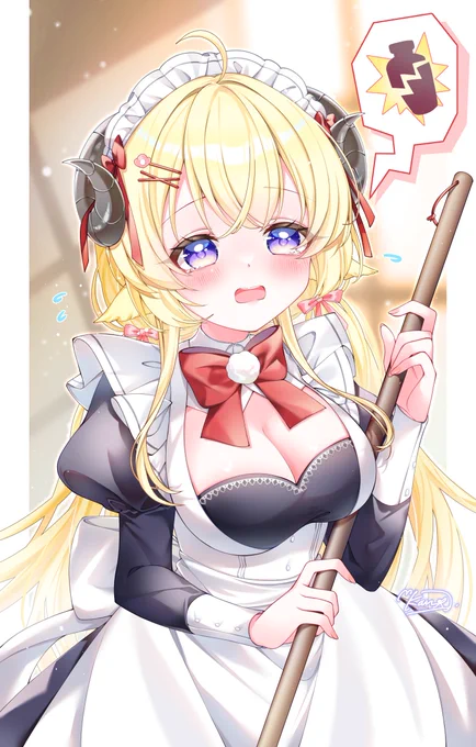 メイド服わため#つのまきあーと 