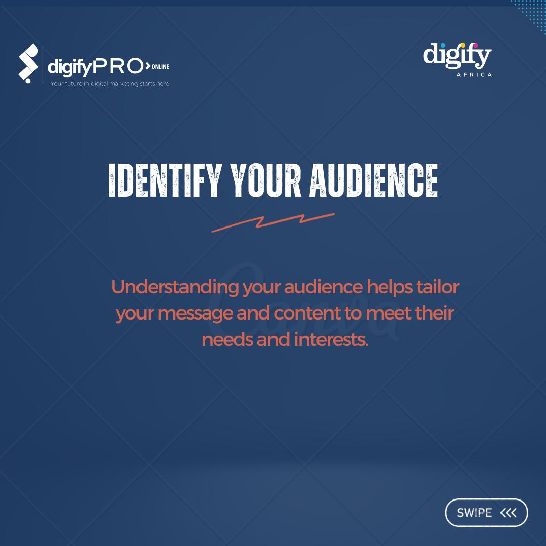 DivineOnye43052's tweet image. Before setting up your marketing strategy, you must first identify your audience. Your strategy must align with the interests of your audience 
#digifypro #digifyNG #Digitalmarketing @Digify_NG