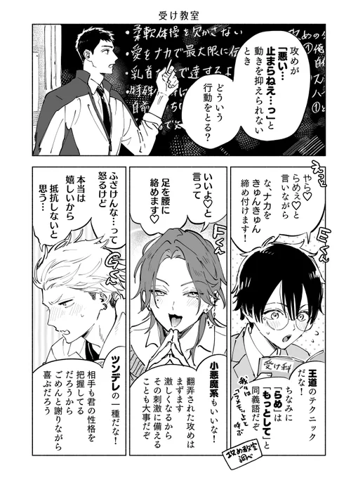 受け教室(1/2)🏫

#創作BL 