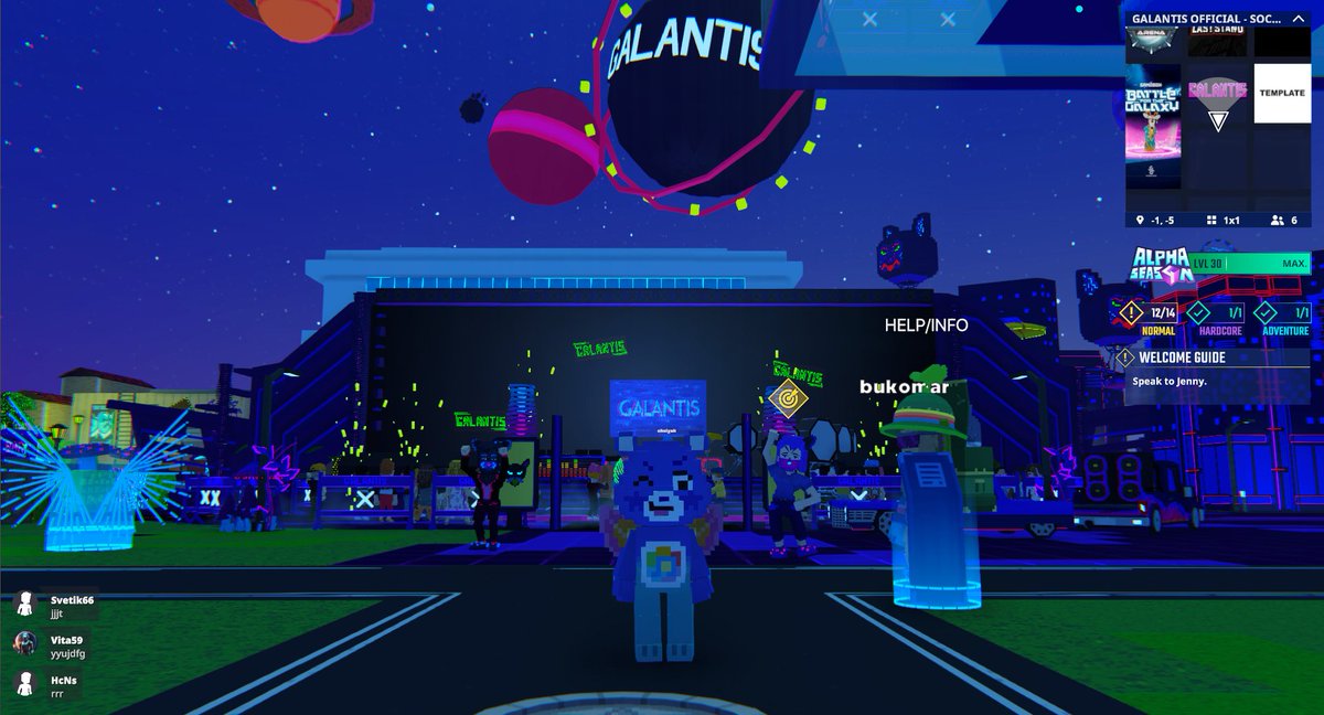0xkeyc's tweet photo. Rocking out at the @wearegalantis Stage in @TheSandboxGame. The virtual crowd is going wild! 🎉🔊 https://t.co/sI7apxG0B4 #TheSandbox #AlphaSeason4 #AS4SocialChallenge https://t.co/dpYBEEFhxA