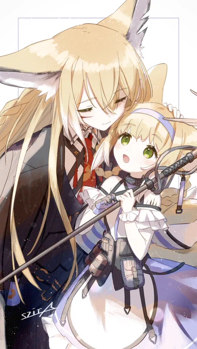 #今年も残りわずかなので今年一番伸びた絵を貼る ヴァルポ親子 