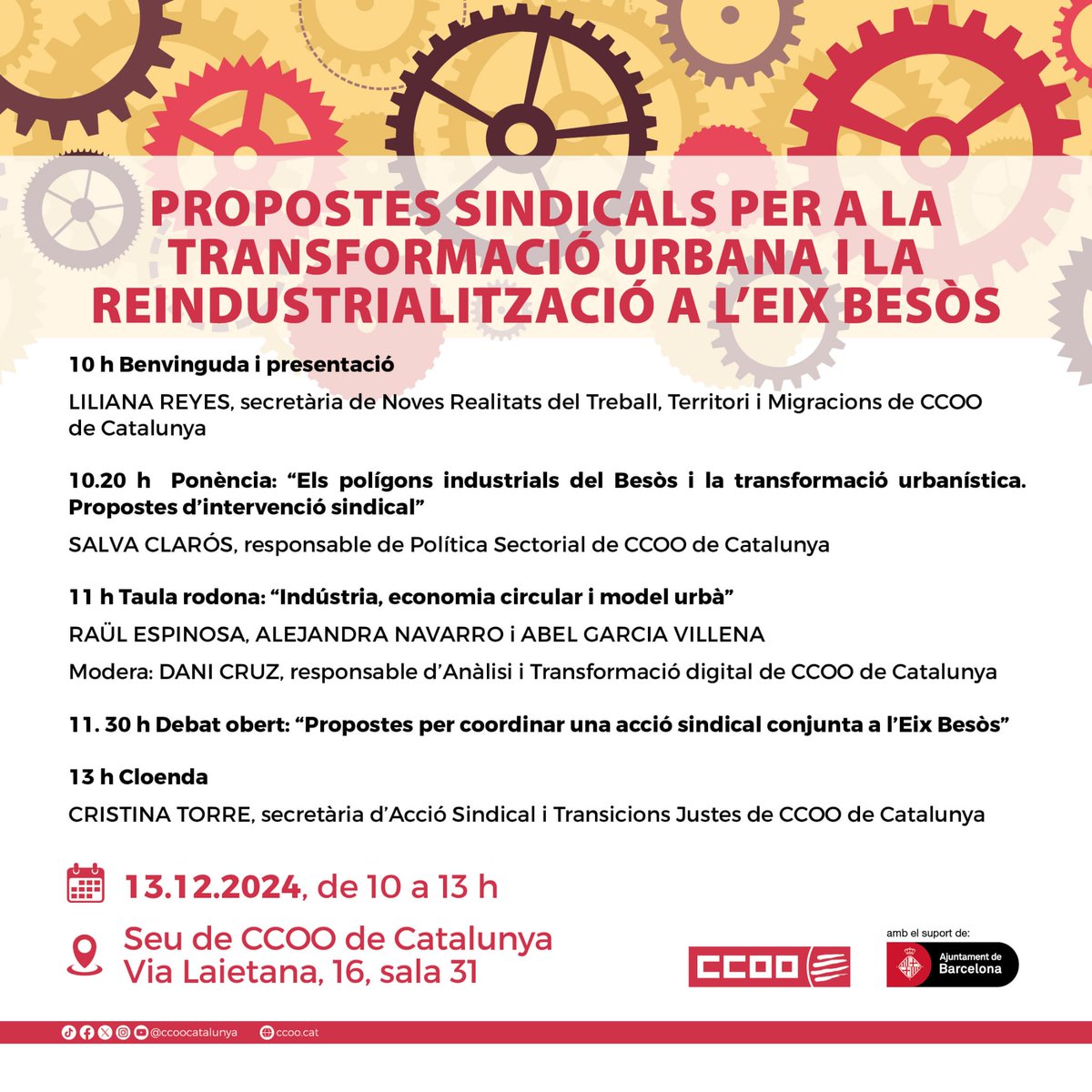 Emaciasro's tweet photo. Avui a @ccoocatalunya estem treballant i construint propostes per un futur industrial del Eix Besos
@lilianareyesmpl
@Salva_Claros
@dcruzf
@FICCOOCat https://t.co/q7v8hSvJcb