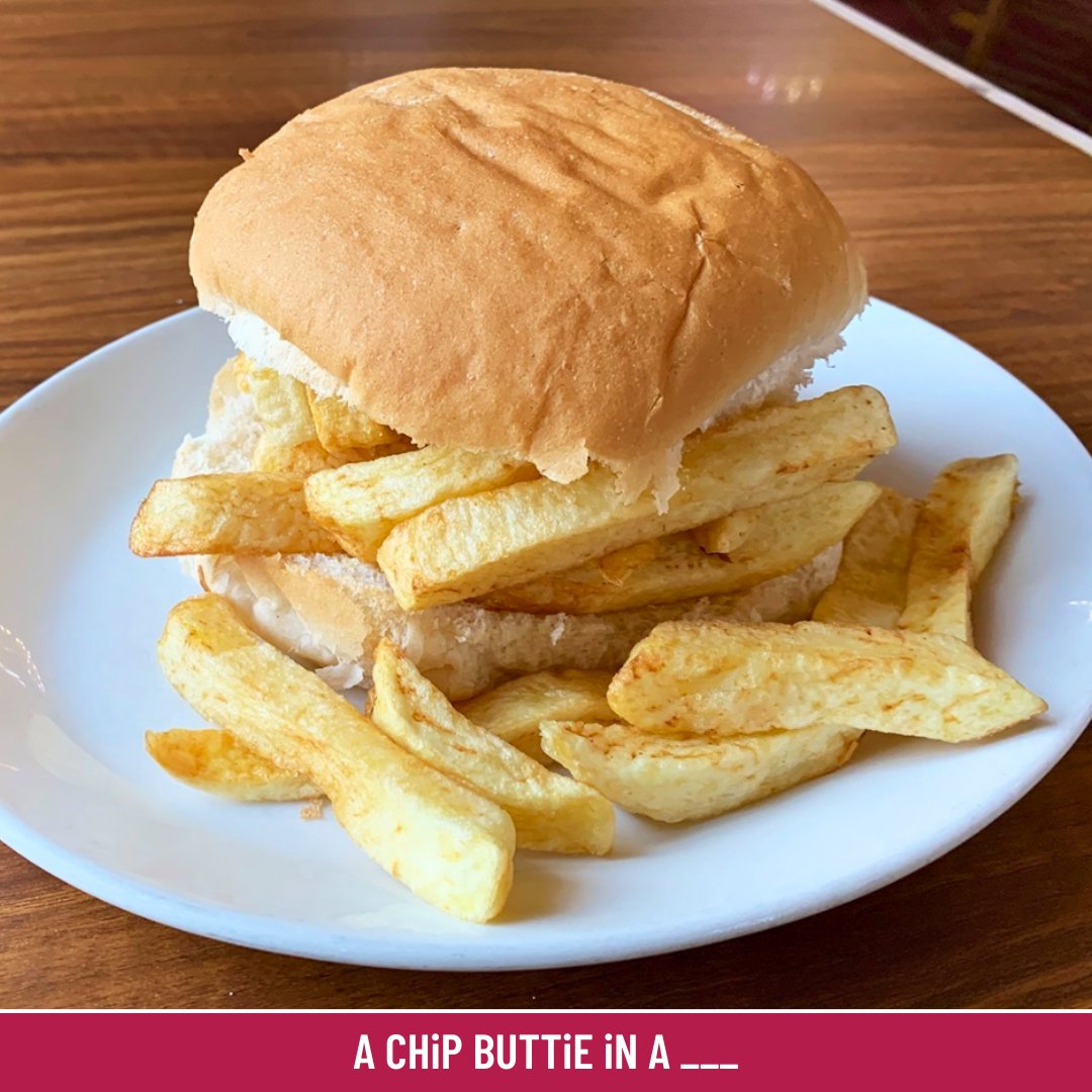 Sure to divide opinions but... what do you call this? 🤔

It's a chip buttie in a... bap? Bread cake? Bun? 

Let us know in the comments 👇