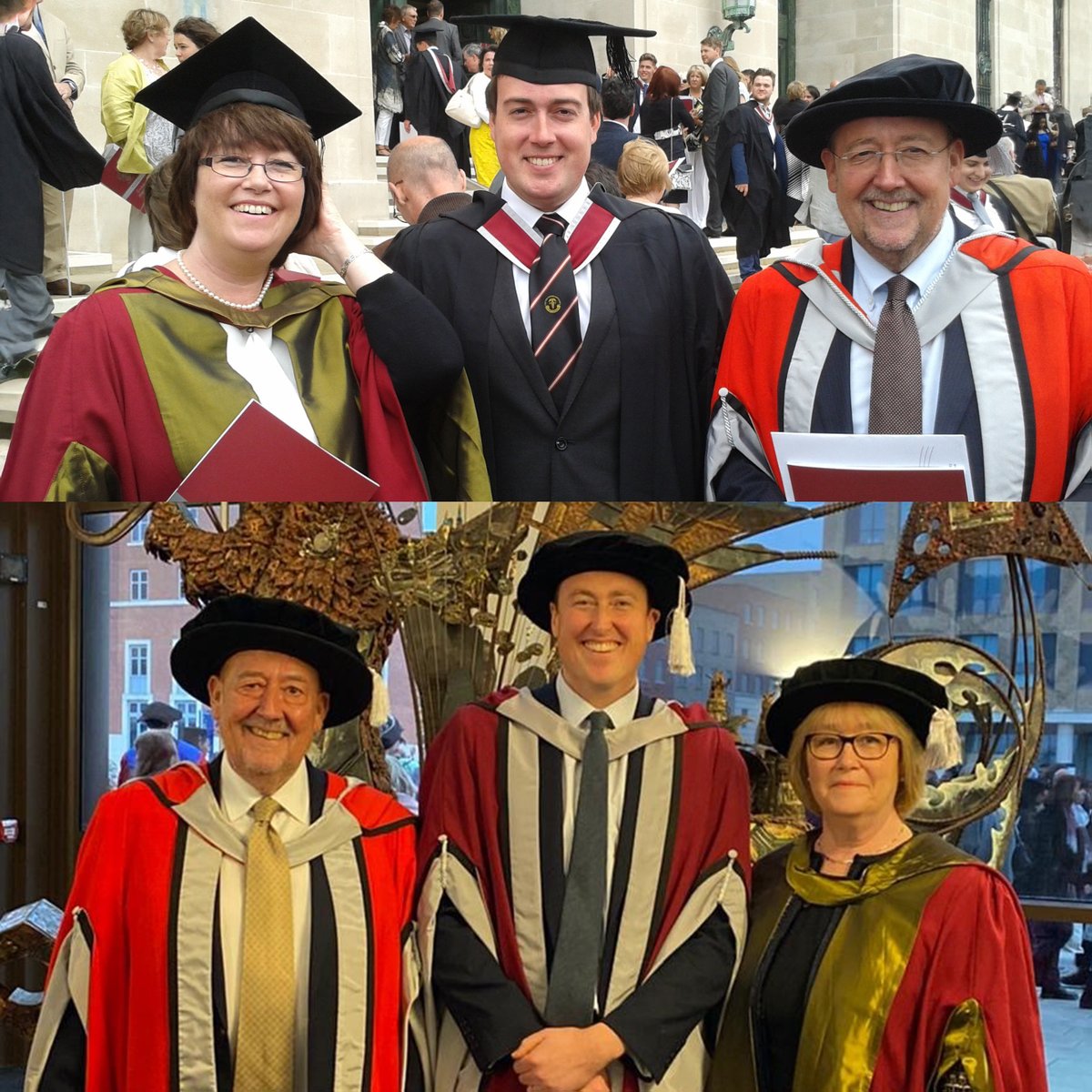 🎓 A full house of doctors! 

Congratulations to the Kelly family, with all four members now holding doctorates from #SwanseaUni. 

Dr Matthew Kelly is the latest to join the ranks with his PhD in Economic Geography.

➡️ tinyurl.com/23fpm5p7