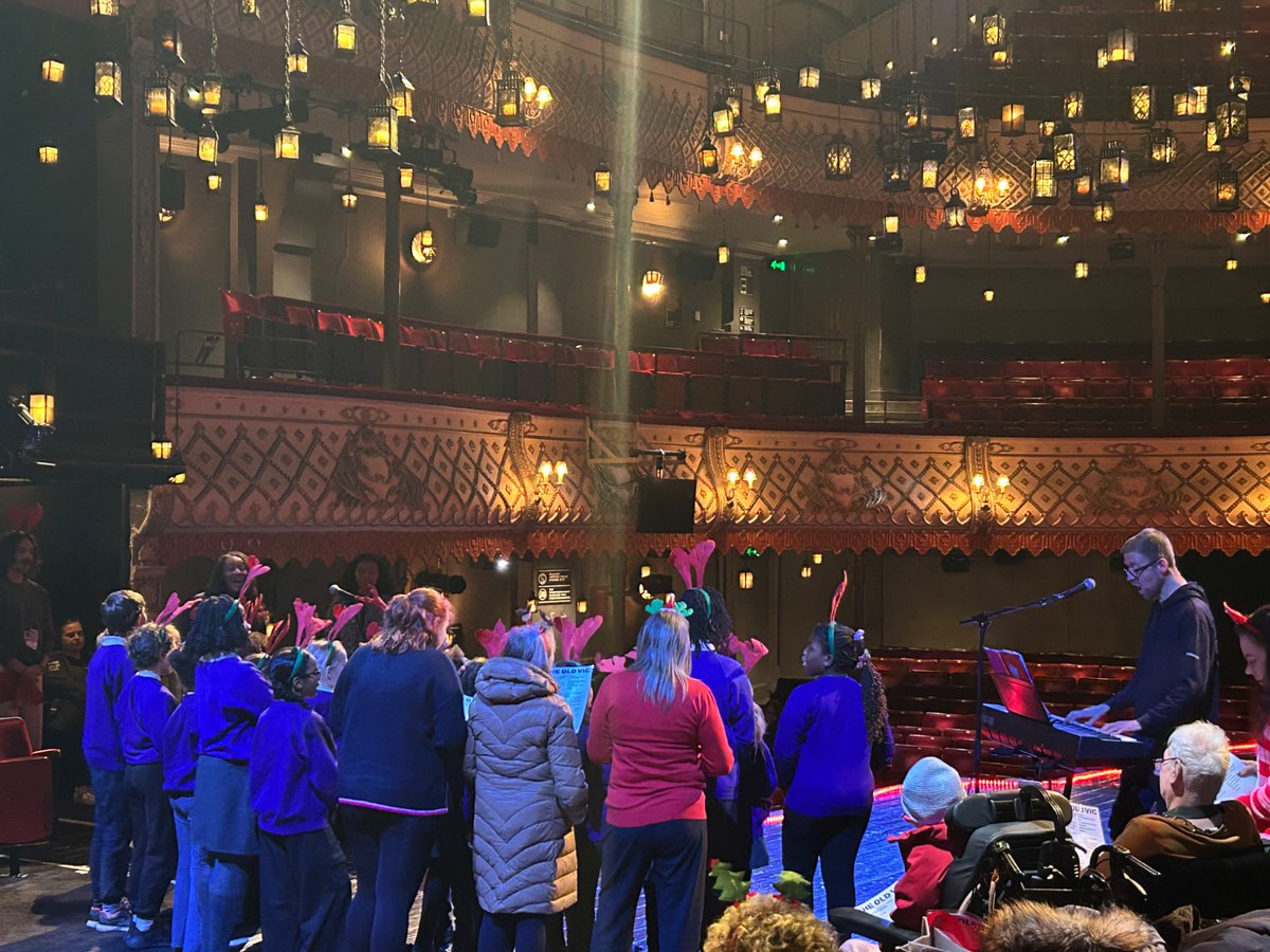 InclusionBPPS's tweet photo. Rehearsals are in full swing @oldvictheatre. @BrunswickParkPS and the residents of Camberwell Lodge sound beautiful! https://t.co/0g9H9GFWb1