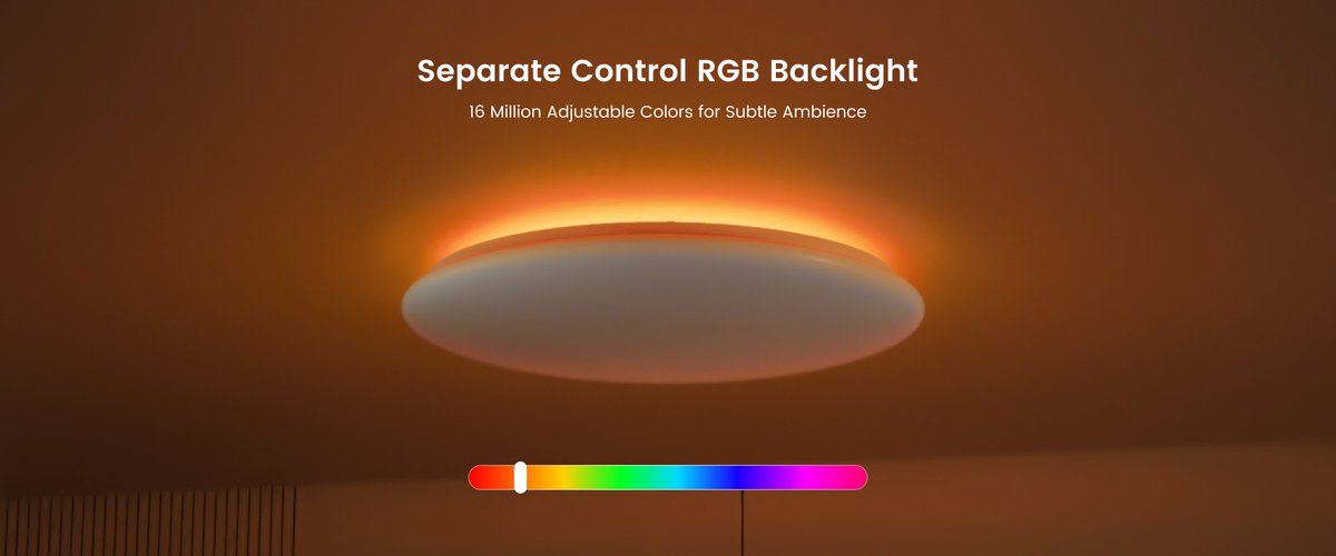 Yeelight's tweet image. #New!  #Yeelight Arwen Ceiling Light, more than just white.
Featuring Ra9 technology for vivid, true-to-life illumination, it creates vibrant atmospheres, enabling your house an immersive ambiance!🏠
Details: bit.ly/4ffOSbS

#CeilingLight #YeelightArwen