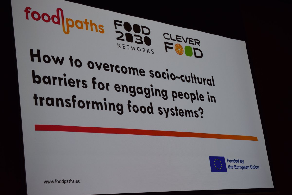 SciFoodHealth's tweet photo. 🌱 How to overcome socio-cultural barriers in #foodsystems transformation?
We discussed this at the #FOODPathS x #CleverFoodEU workshop in Budapest using an empathy map from @foodstories_eu toolbox and explored diverse perspectives.
Results were shared at #HU24EU #BIOEAST.✨
