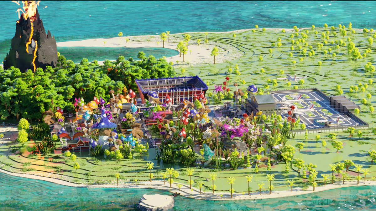 CraftedgeCreate's tweet image. Made a City Map for 'Lined' ( French Youtuber )

#minecraft