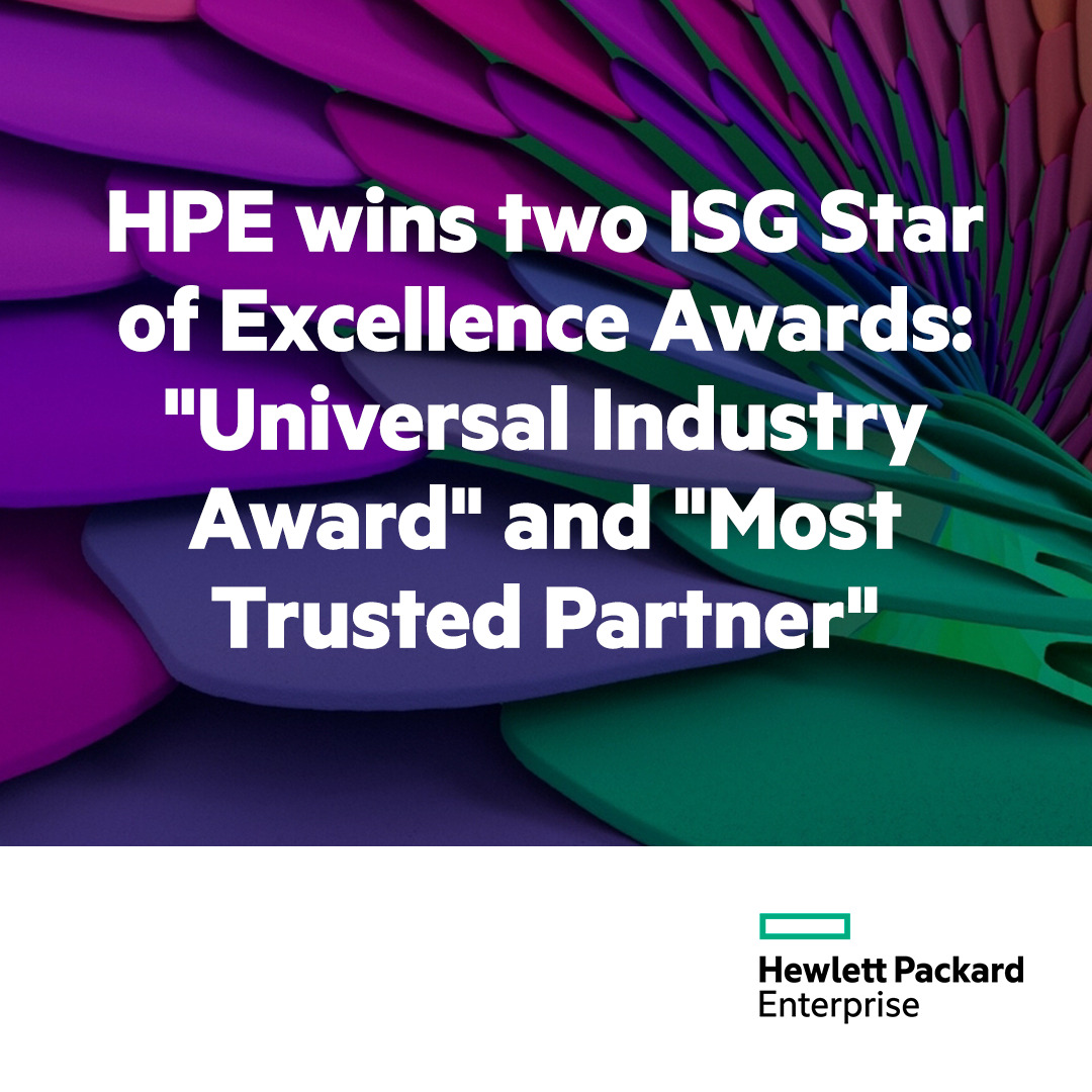 JudAndreas's tweet photo. HPE has won two awards for excellence in enterprise client experience as part of ISG’s Voice of Customer Research program. This recognition is based on high CX scores from clients for HPE Managed Services. Learn more at HPE Services. 

https://t.co/jw1ehsq1tD https://t.co/evakCqkRUI