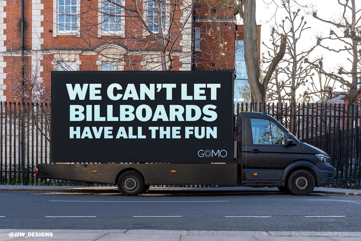 JJW Designs (@jjw_designs) on Twitter photo One Minute Brief of the Day: Create billboard-style posters to advertise the ad space on
@Gomodigital Advans to brands wanting to take their ideas further, with Out Of Home that goes On The Move!
<a href="/OneMinuteBriefs/">One Minute Briefs ⏱️</a> One Minute Brief of the Day: Create billboard-style posters to advertise the ad space on
@Gomodigital Advans to brands wanting to take their ideas further, with Out Of Home that goes On The Move!
<a href="/OneMinuteBriefs/">One Minute Briefs ⏱️</a>
