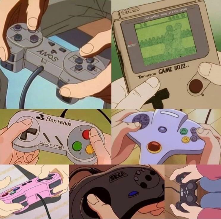 90's anime gaming