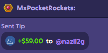 MxPocketRockets's tweet photo. Hi Everyone, Congratz and on the discord winners and slot callers. 

#roobet #kickstreamer #kickcommunity  #giveawaywinners #MxPocketRockets https://t.co/AtqqgHKNgB