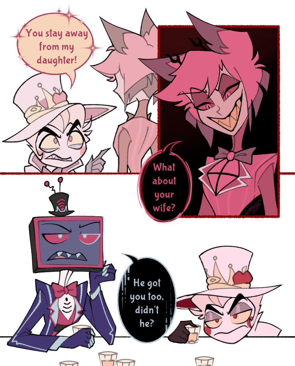 Cynthesia_07's tweet photo. The Alastor and Lilith theory if it was confirmed

#HazbinHotel https://t.co/eCS39gBV9q