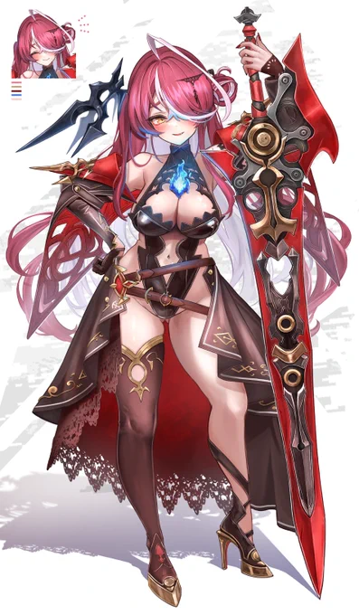 #今年も残りわずかなので今年一番伸びた絵を貼るアクスタ絵だとこれでした!Cosplay Marine 