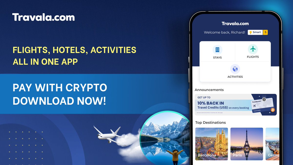 Travala tweet media