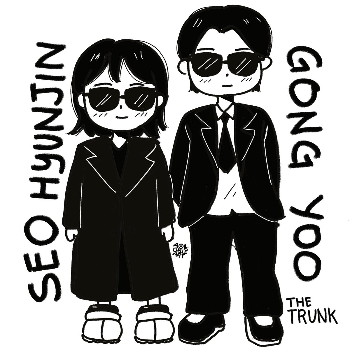 aoixchelleart's tweet photo. “I like the things you say sometimes, it’s not even any words in particular, it’s just feels like you’re undoing the buttons that were fastened wrong and re-buttoning them correctly, one by one.” 
-Han Jeongwon (The Trunk, 2024) 

#artph #thetrunk #gongyoo #seohyunjin https://t.co/dC33yCCcQH