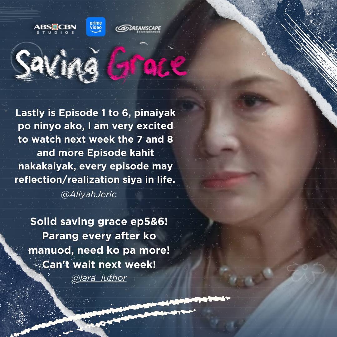 DreamscapePH's tweet photo. Thank you so much for watching and supporting #SavingGrace! 💗

EPISODES 3 and 4 of #SavingGrace are now available for streaming in over 240 countries and territories. Download Prime Video and subscribe to watch #SavingGrace! https://t.co/CCfS1NhAe8
