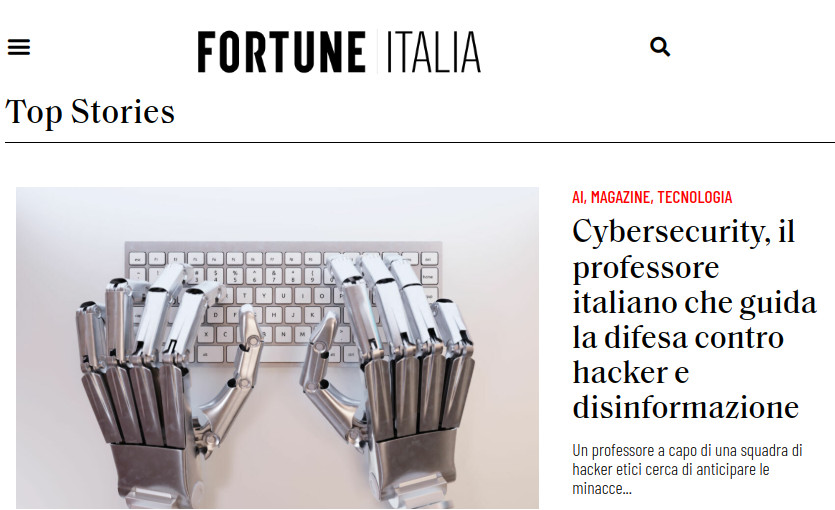 Happy to be featured in <a href="/fortuneitalia/">Fortune Italia</a>!
Big thanks to my team <a href="/SPRITZGROUP/">SpritzGroup</a> and SpritzMatter - SpinOff <a href="/UniPadova/">Università di Padova</a> for their dedication and passion!

Article here: 
fortuneita.com/2024/12/10/cyb… 

<a href="/transfer_of/">Third Mission & Research Valorization Unipd</a> 
<a href="/Cybersec_UniPD/">Master Degree in Cybersecurity - Padova</a> 
<a href="/FortuneMagazine/">FORTUNE</a>