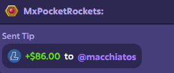 MxPocketRockets's tweet photo. Hi Everyone, Congratz and on the discord winners and slot callers.

#roobet #kickstreamer #kickcommunity #giveawaywinners #MxPocketRockets https://t.co/1wivymCoSO