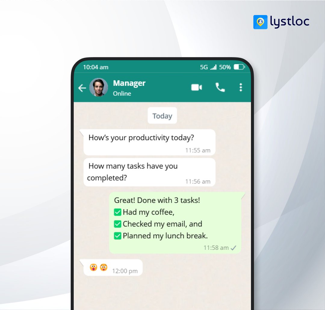 lystloc's tweet image. On a scale of 10, how would you rate this employee’s productivity?! 😂

Don’t take chances, sign up with Lystloc today!

Visit lystloc.com

#lystloc #workplacehumor #productivitygoals #teammanagement #fieldtracking