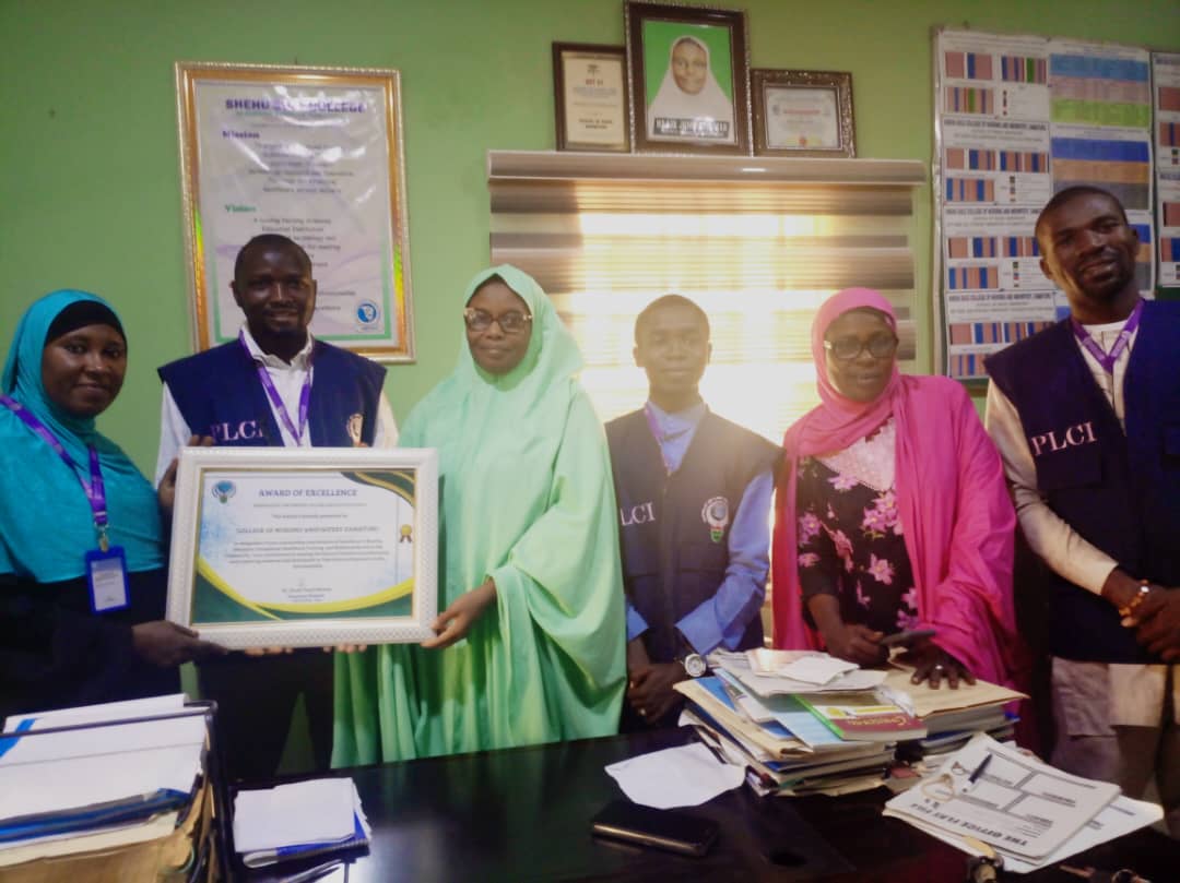 portrait_child's tweet photo. A team from @portrait_childhad awarded Shehu Sule College of Nursing &amp; Midwifery Damaturu an Excellence Award for their exceptional commitment to supporting women and girls through health interventions. The award was presented by Executive Director Dr. @zarahyusuf2 @GSF_Nigeria https://t.co/I5EuGGjT2r