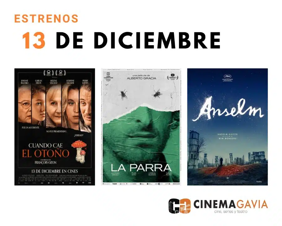 OcioGavia's tweet photo. Estrenos de este viernes 13 de diciembre. Os contamos que películas llegan a los cines. Críticas, reseñas, entrevistas...
#EsElEnemigo
#CuandoCaeElOtoño
#LaMaldicióndelQueenMary
#LasHijasdelCalifato
#MariposasNegras
#Rockbottom
#Anselm
#Dahomey
#LaParra
#Chaplin
#TúNoEresYo https://t.co/Yt9j0YM5S8
