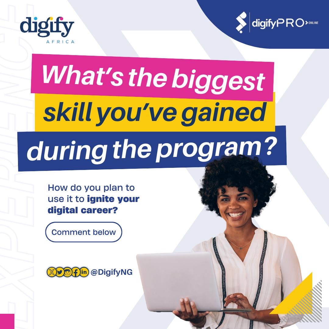 iamakin27's tweet image. One of the biggest skills I gained during the Digify Pro Bootcamp is mastering the art of creating data-driven marketing strategies. From audience insights to crafting impactful campaigns.🚀 #DigifyPro #DigitalMarketing #DigifyNg @Digify_NG