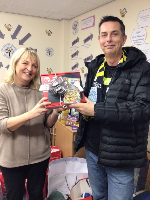 Thank you to everyone who supported our Christmas Fair last night. Congratulations to Mr Robinson who won our special prize, donated by <a href="/TilburyNorth/">Tilbury Douglas Building North</a>  Douglas Construction.