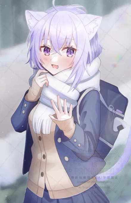 冬のおかゆん#絵かゆ 
